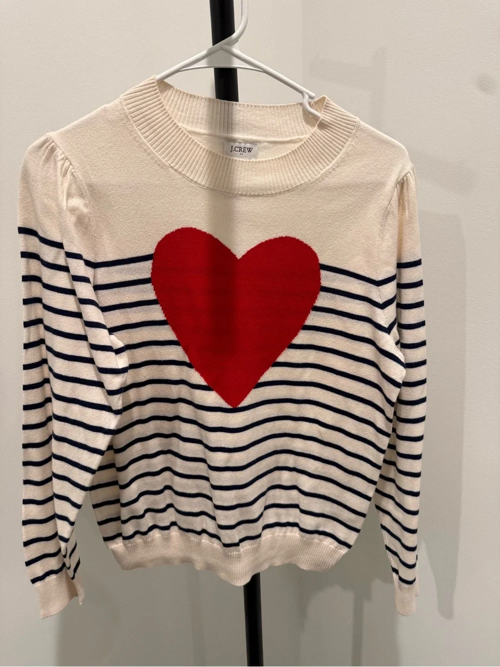 J. Crew Cream Crewneck Sweater